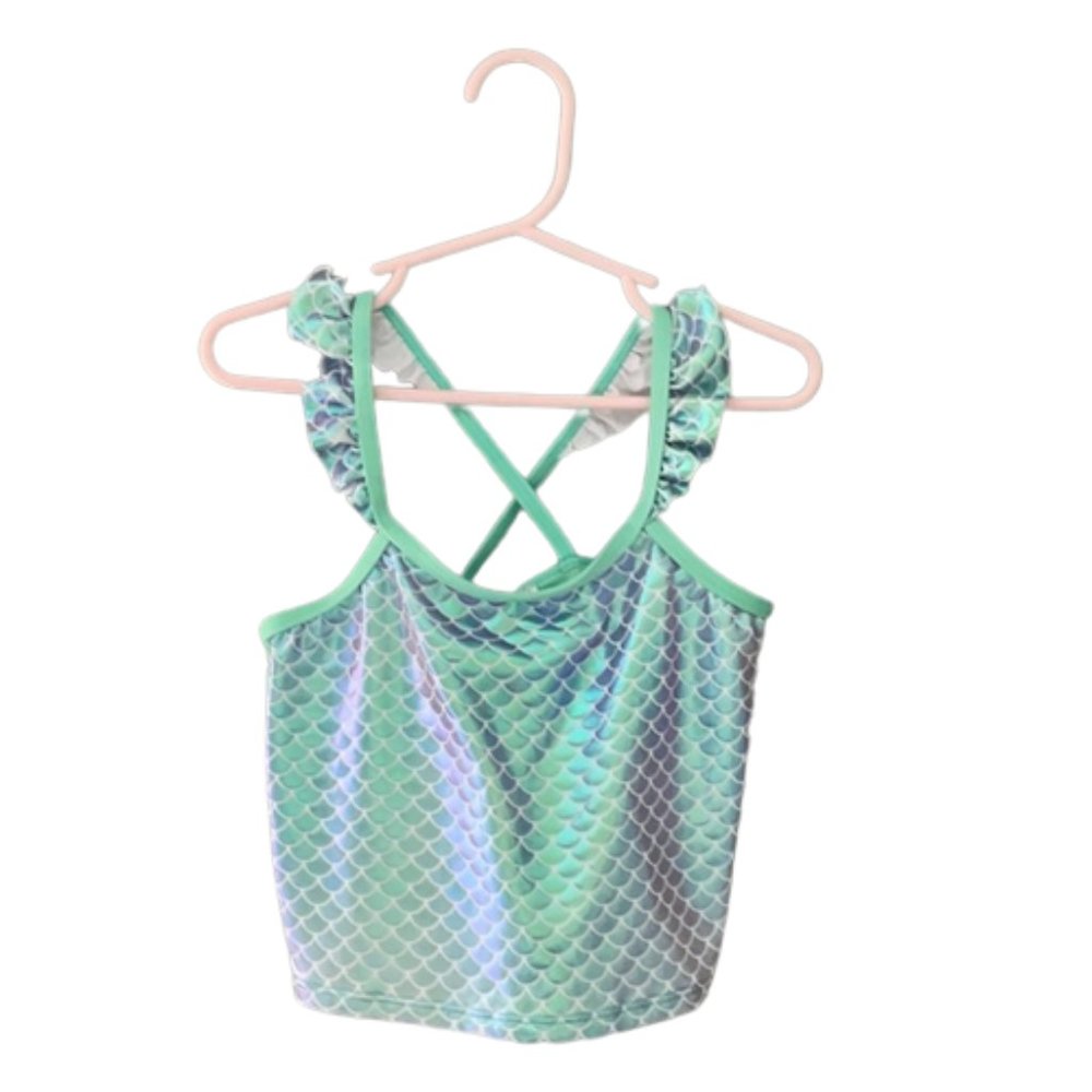 Girls 2 Piece Mermaid Tankini